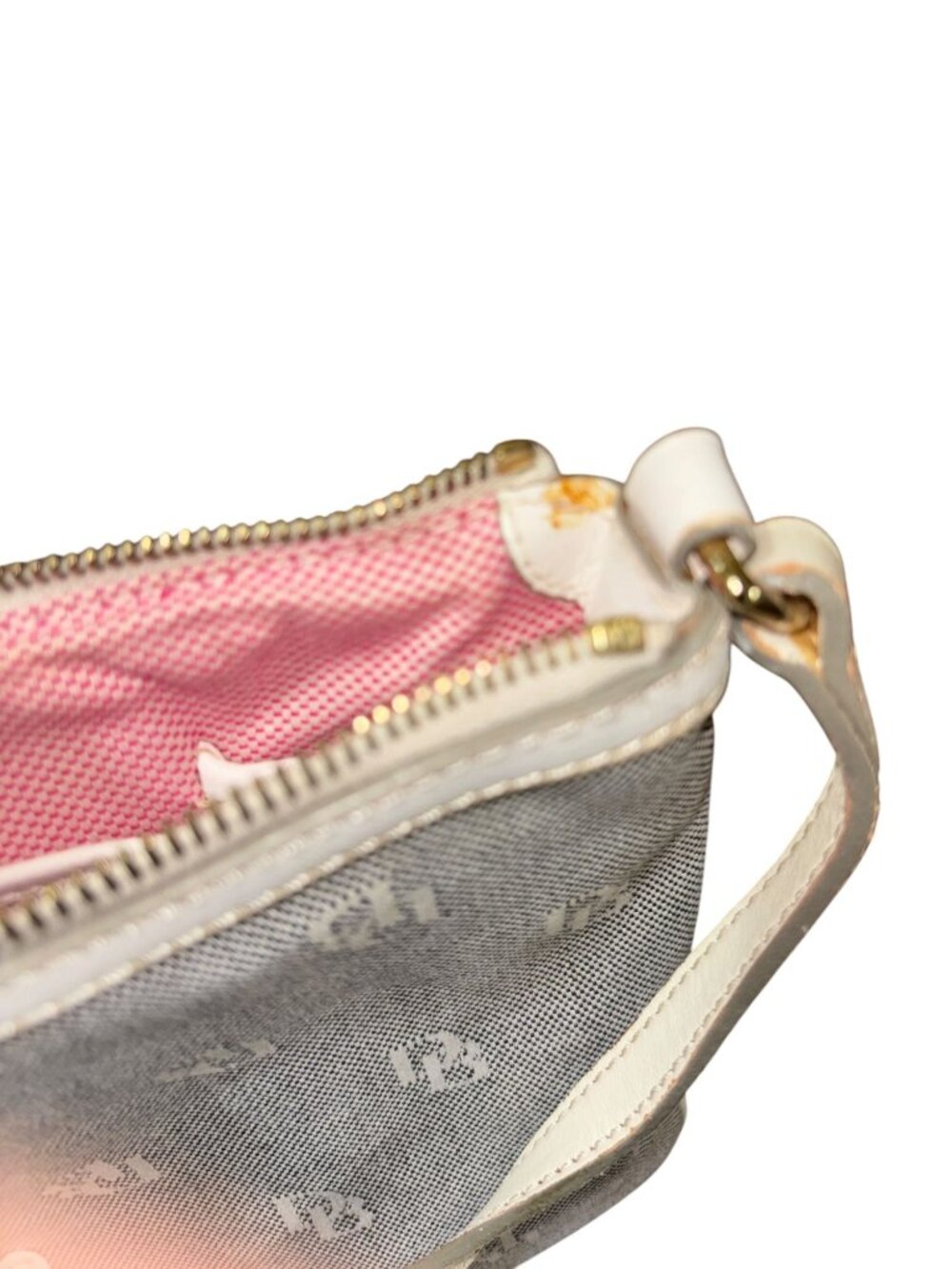 Dooney and Burke Small Purse Gray and White 8"x8" - Picture 10 of 10